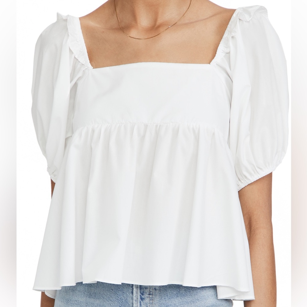 En Saison Polin Babydoll Blouse Size M